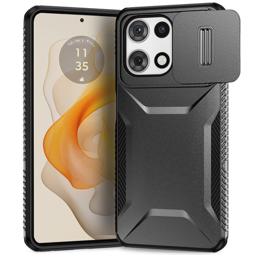 Moto G 2025 Sliding Camshield Phone Case - Black